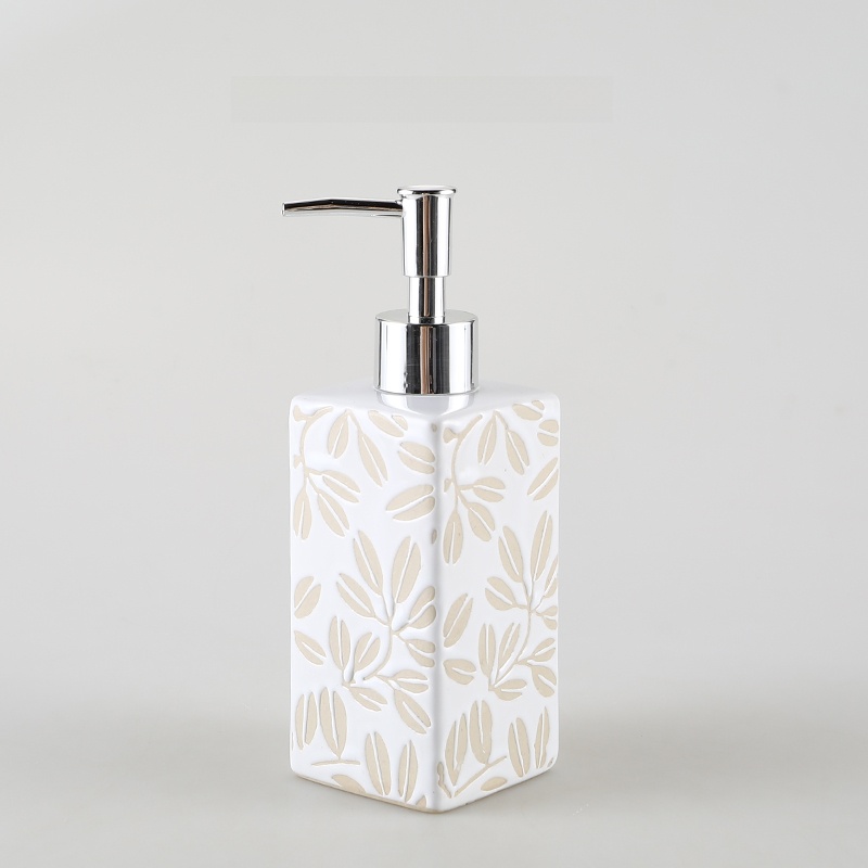 Home Bathroom Soap Dispenser - KULE HOME Creative Ceramic Press Liquid