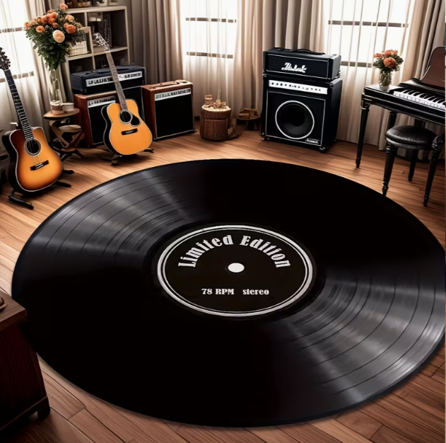 Home Toilet Bathroom Design - Retro Record Pads Are Lightweight Durable