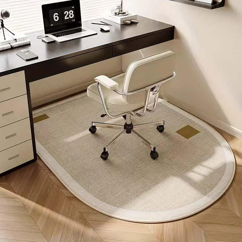 Home Bathroom Carpet - Study desk swivel chair floor mat