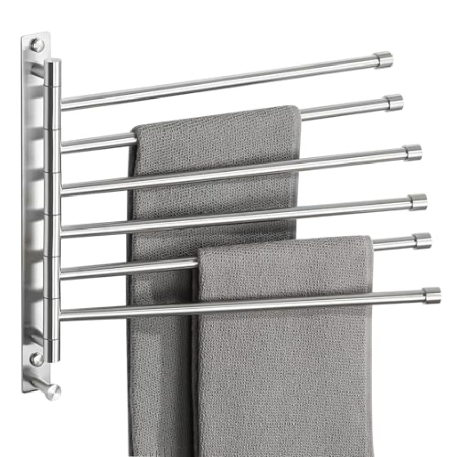 Towel Bar Stainless - Swivel Towel Rack, SUS304 Stainless Steel