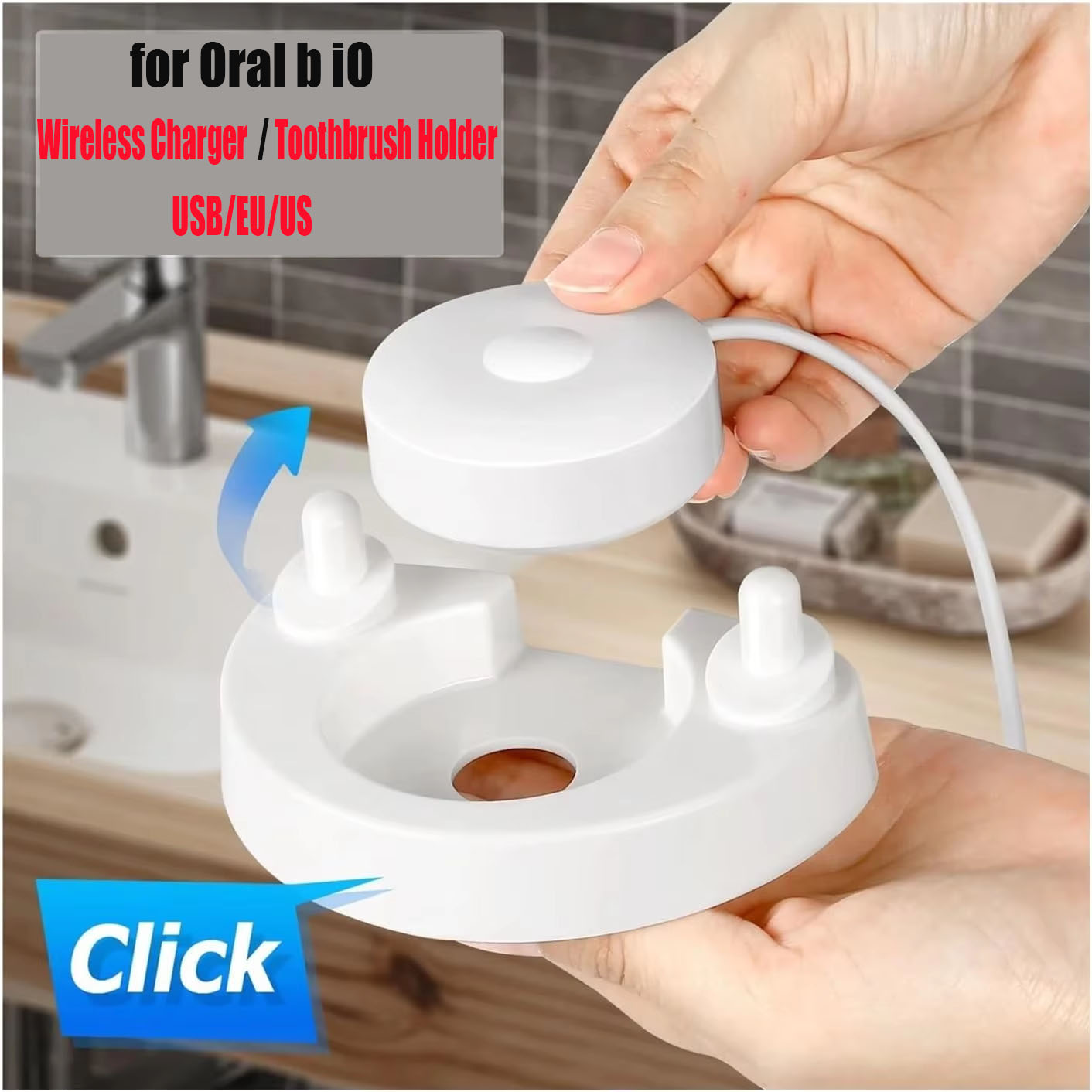 Oral B iO Electric Toothbrush  – Toothbrush Holder Set recenzja i cena