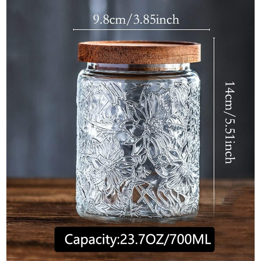 ANSQU Vintage Glass Jar with L – Bath Salts Jar recenzja i cena