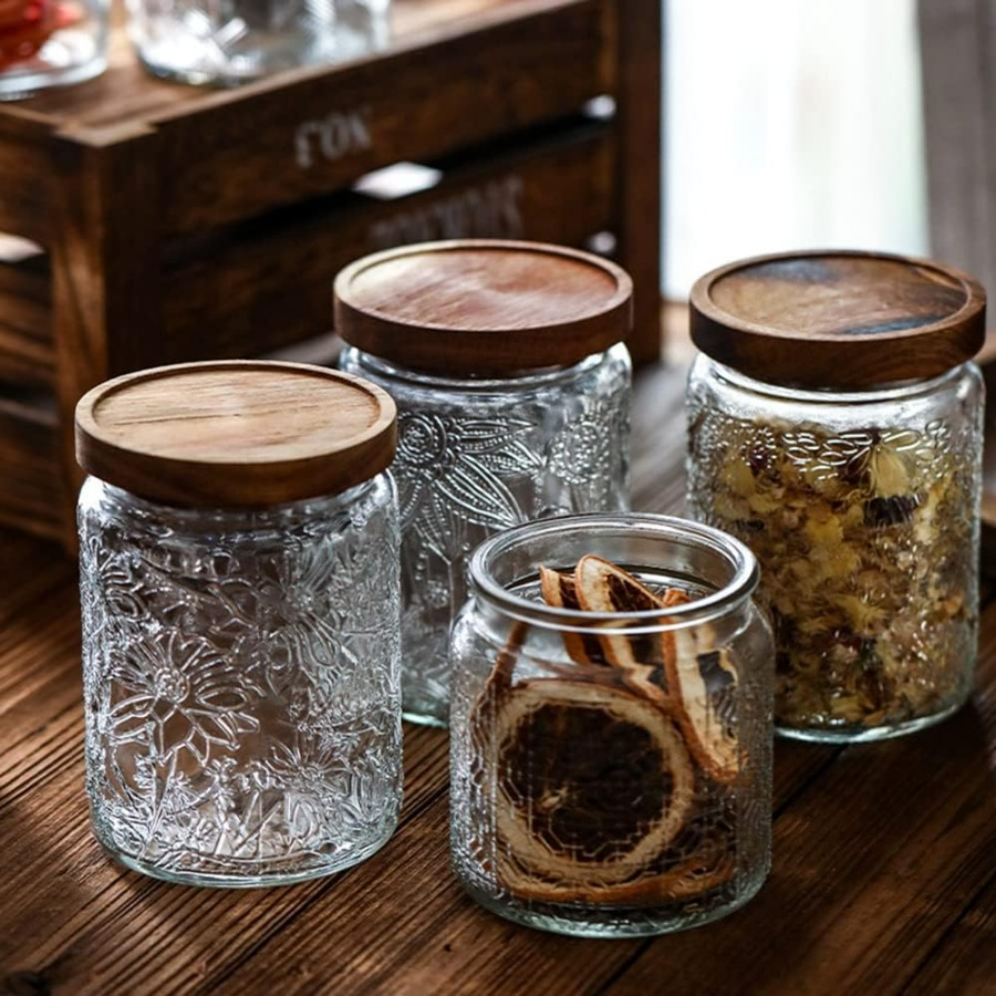ANSQU Vintage Glass Jar with L – Bath Salts Jar recenzja i cena