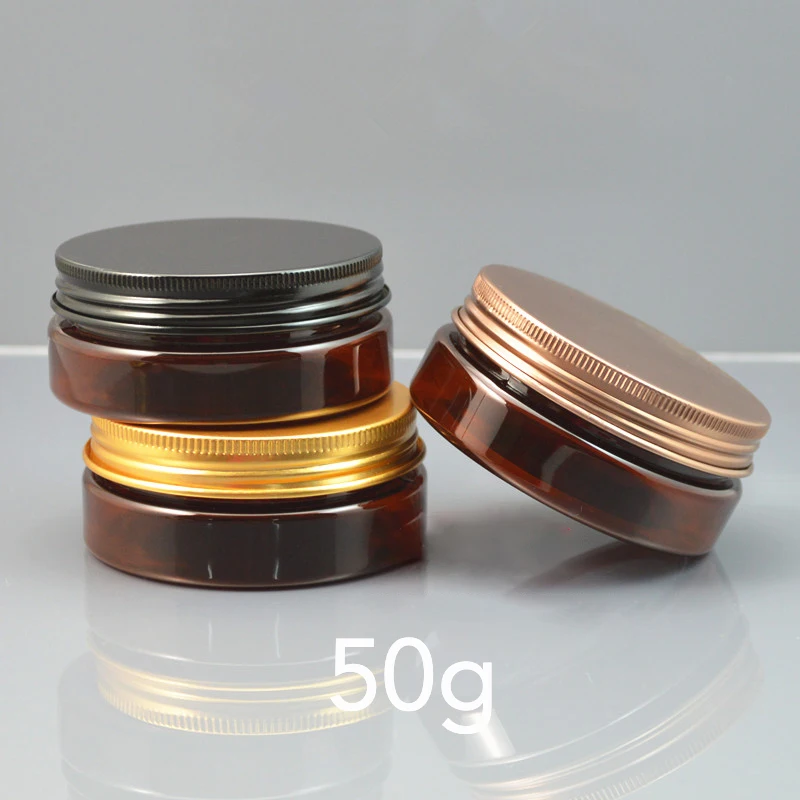 50g Brown Plastic Jar Empty Ti – Bath Salts Jar recenzja i cena