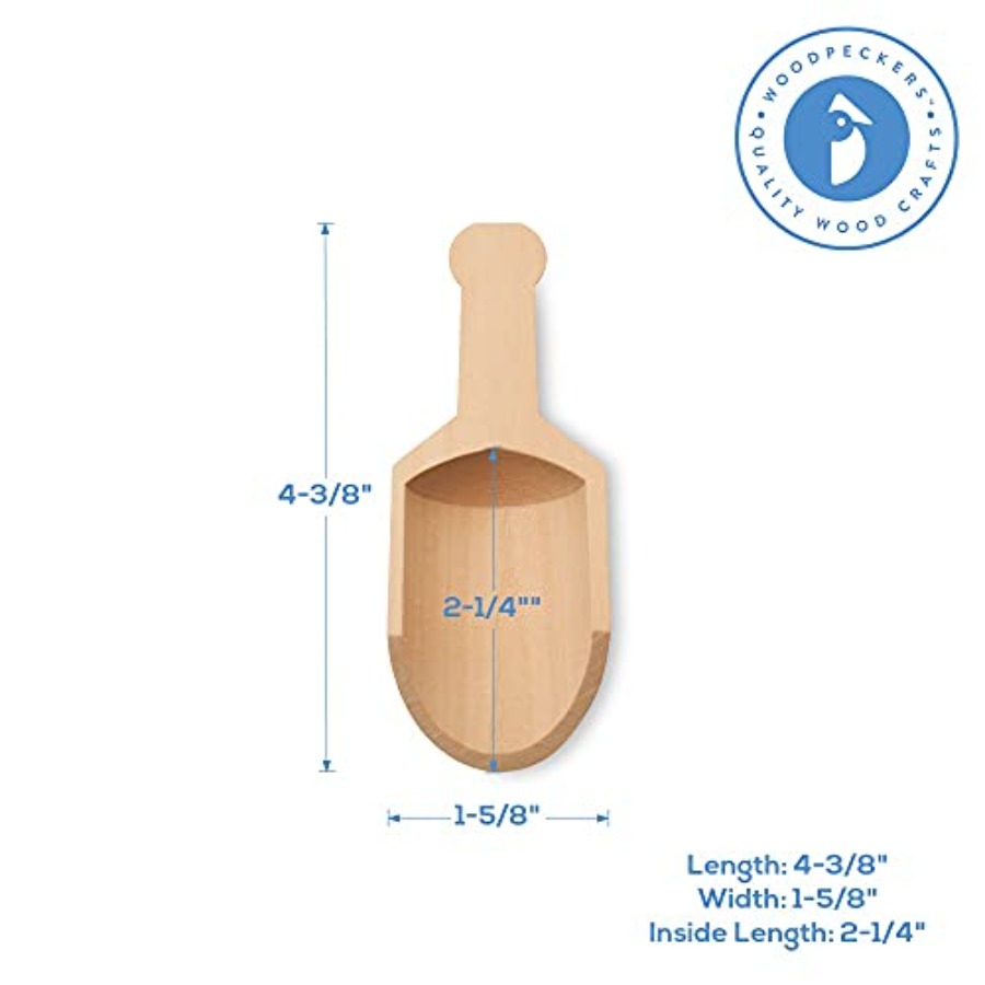 Small Wooden 1 Tablespoon Scoo – Bath Salts Jar recenzja i cena