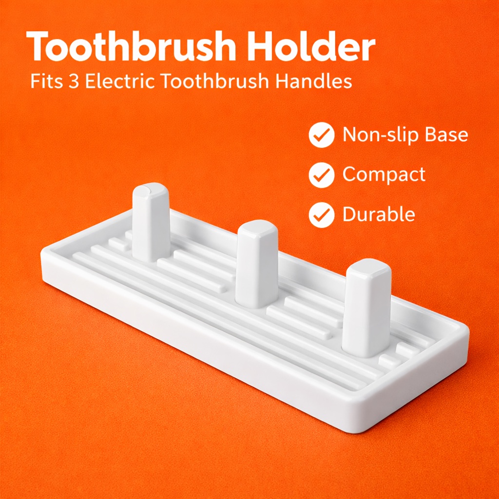 3-Slot Plastic Toothbrush Hold – Toothbrush Holder Set recenzja i cena
