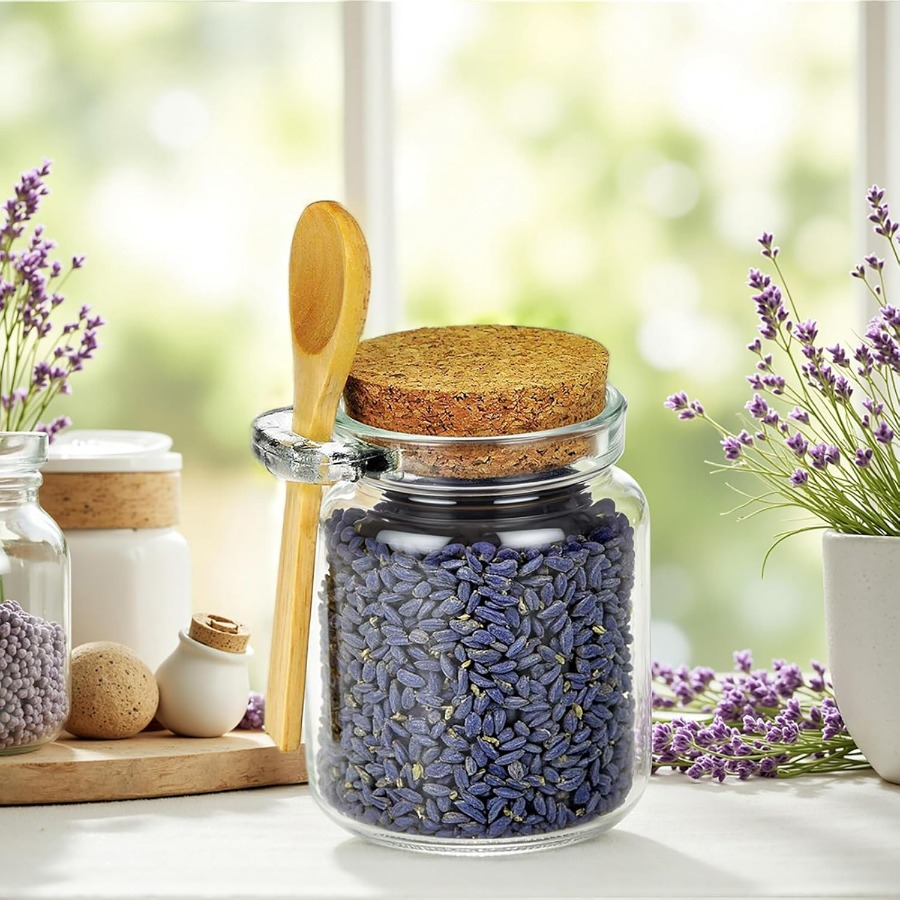 Glass Sugar Scrubs Jars, Bath  – Bath Salts Jar recenzja i cena