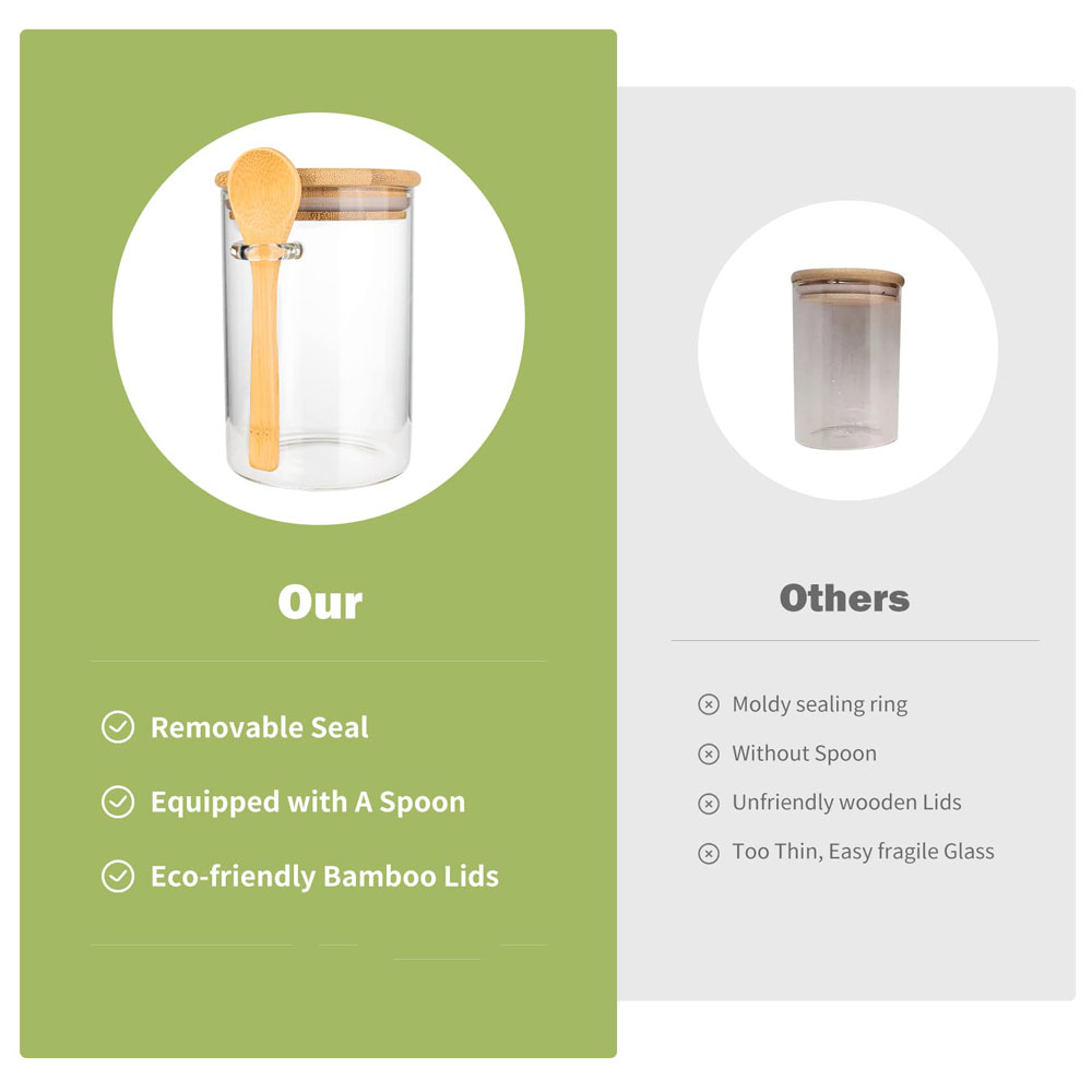 Airtight Food Storage Plastic  – Bath Salts Jar recenzja i cena