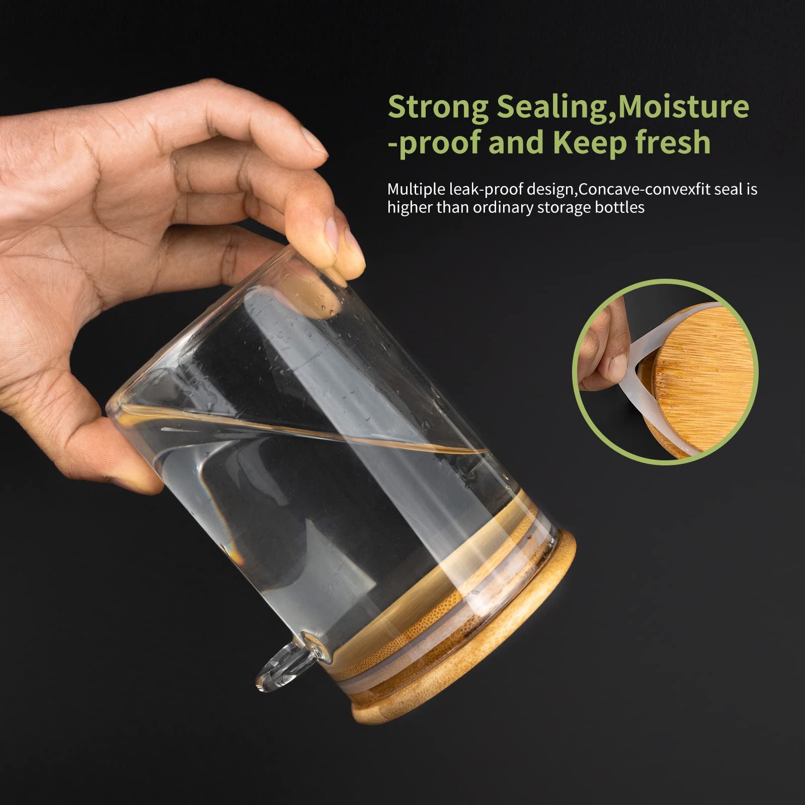 Airtight Food Storage Plastic  – Bath Salts Jar recenzja i cena