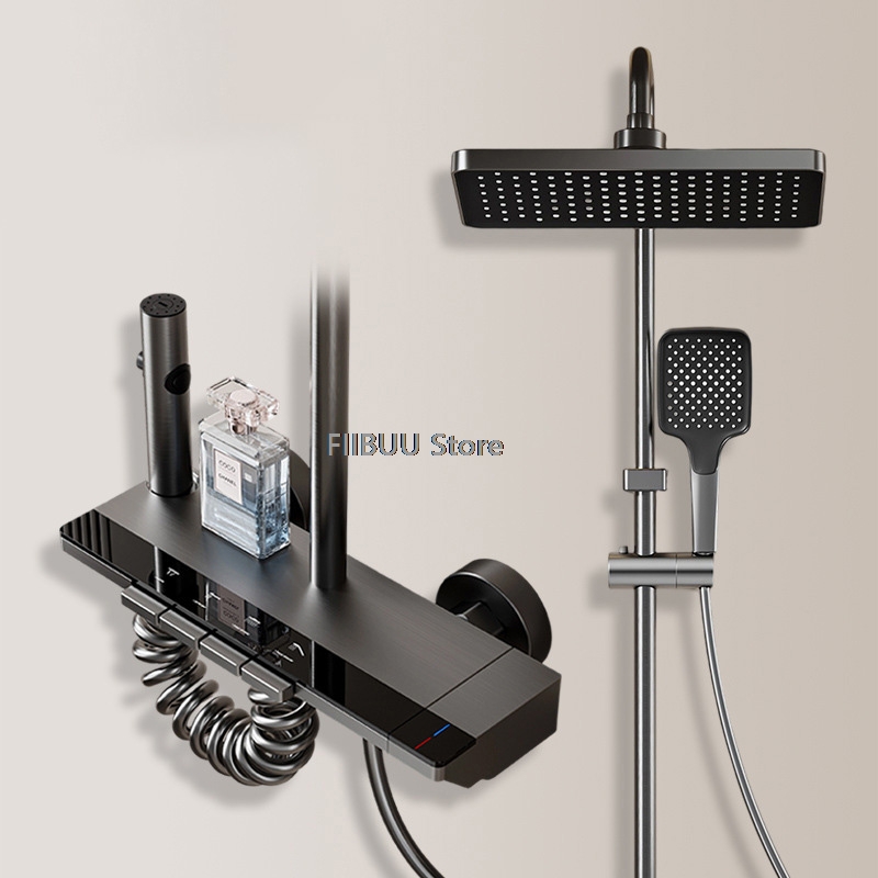 LED Display Shower System With – Home Outlet Bathroom recenzja i cena