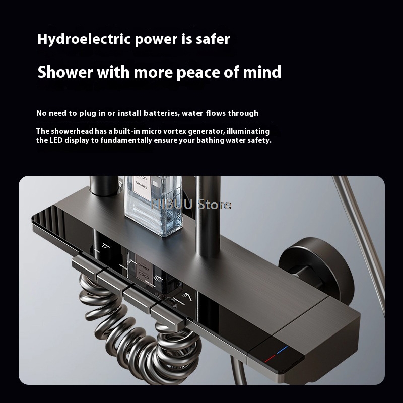 LED Display Shower System With – Home Outlet Bathroom recenzja i cena