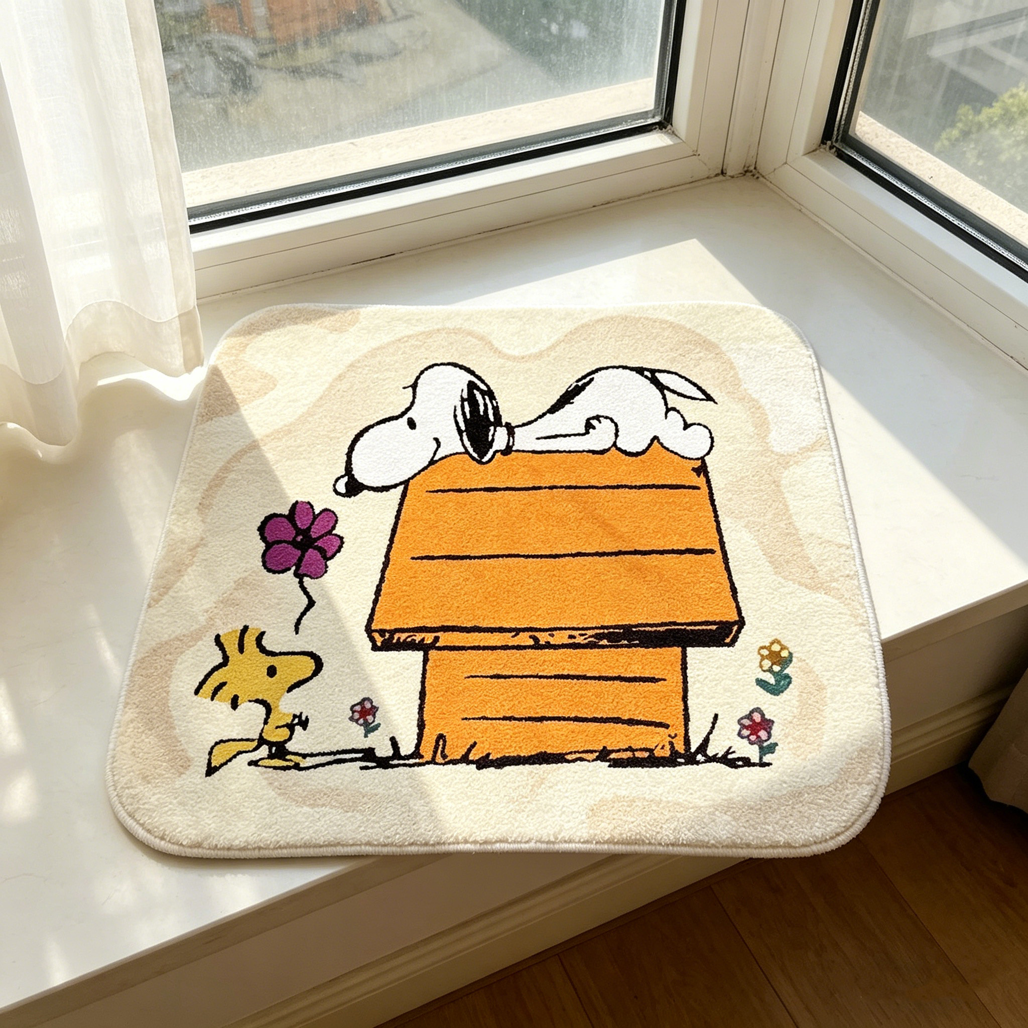 Cute Cartoon Snoopy House Shap – Home Bathroom Mats recenzja i cena