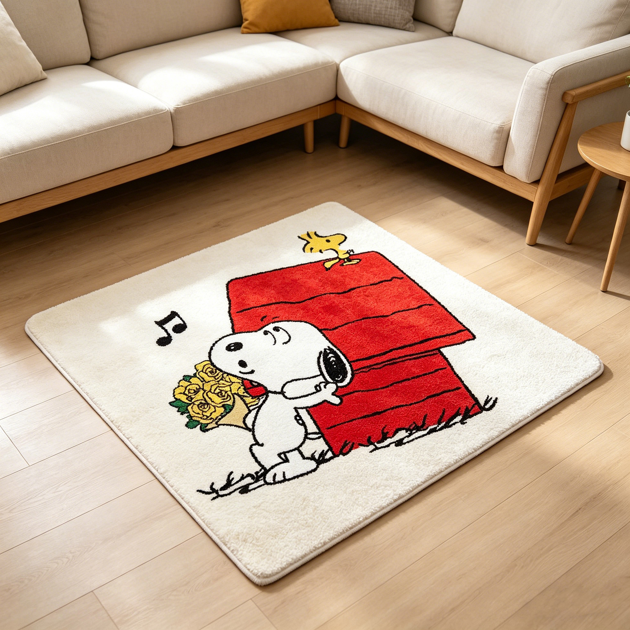 Cute Cartoon Snoopy House Shap – Home Bathroom Mats recenzja i cena