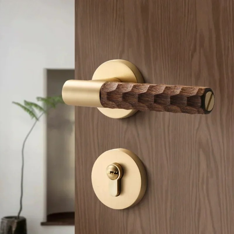 Wooden Door Handle Zinc Silent – Home Hardware Bathroom Accessories recenzja i cena