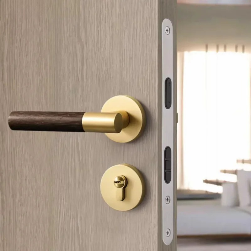 Wooden Door Handle Zinc Silent – Home Hardware Bathroom Accessories recenzja i cena