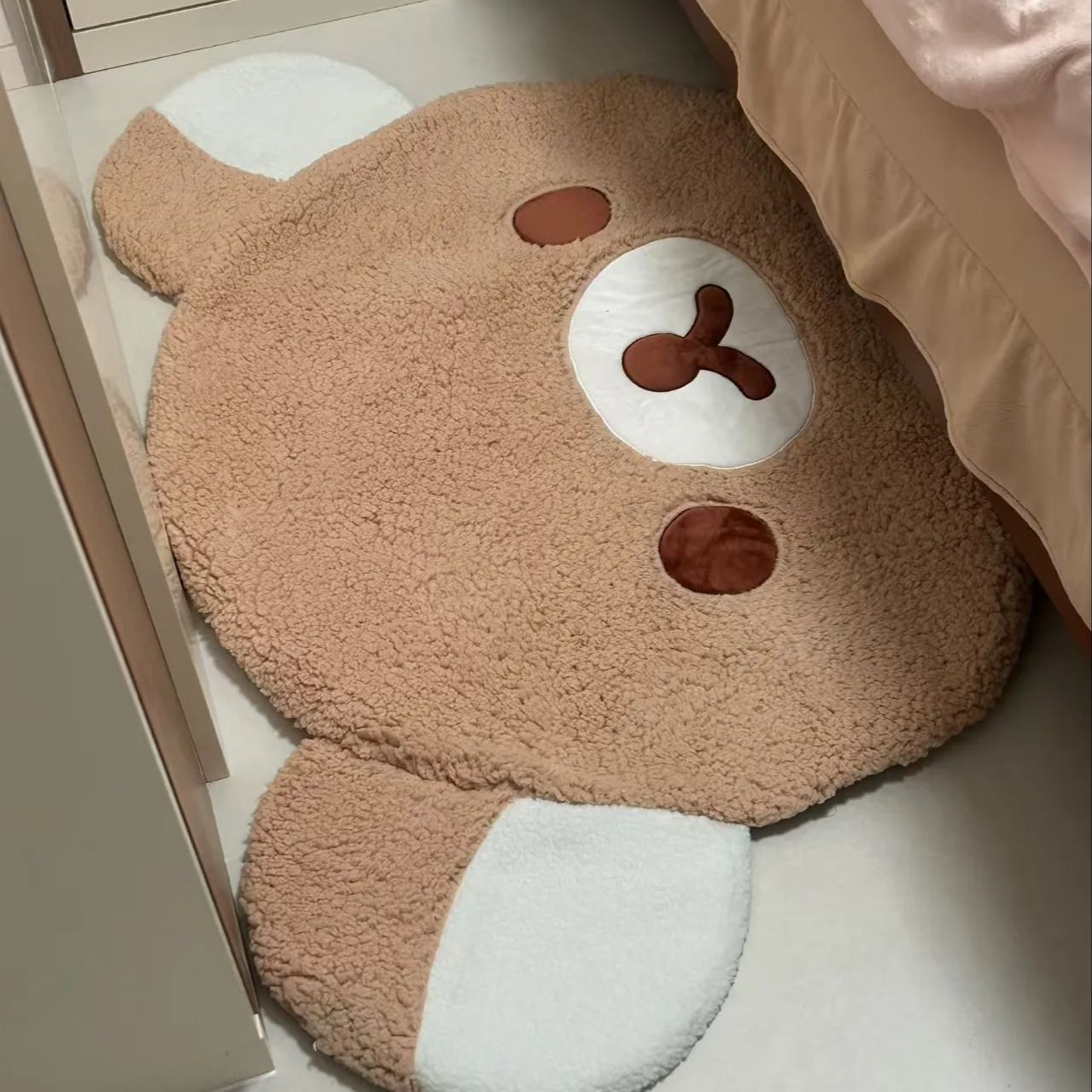 Cartoon Rilakkumas Plush Rug K – Home Bathroom Carpet recenzja i cena