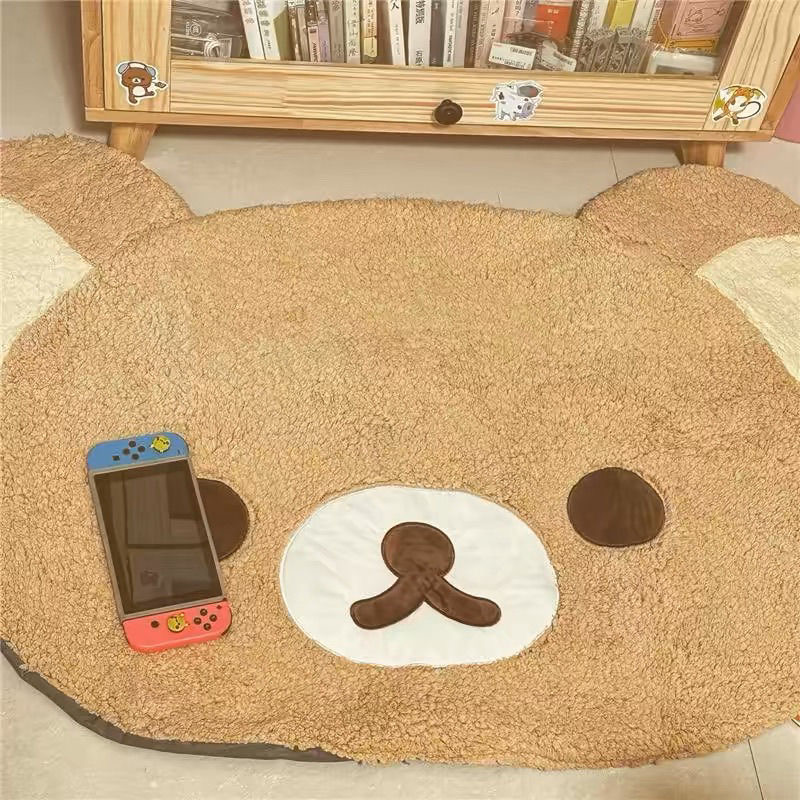 Cartoon Rilakkumas Plush Rug K – Home Bathroom Carpet recenzja i cena