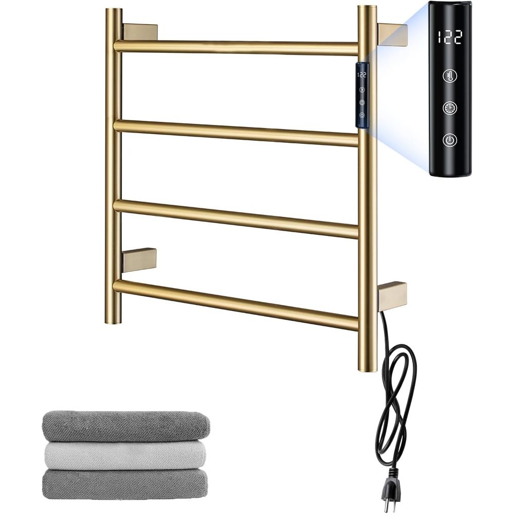 4-Bar Wall-Mounted Electric To – Towel Bar Stainless recenzja i cena