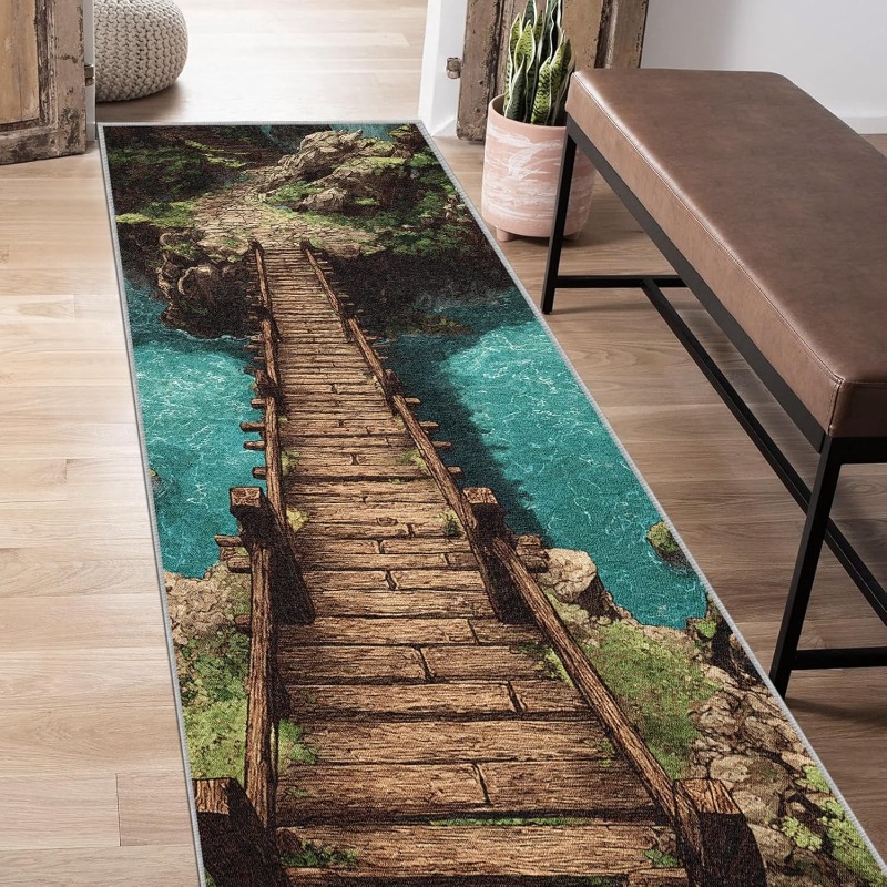 3D Optical Illusions Wooden Br – Home Bathroom Scene recenzja i cena