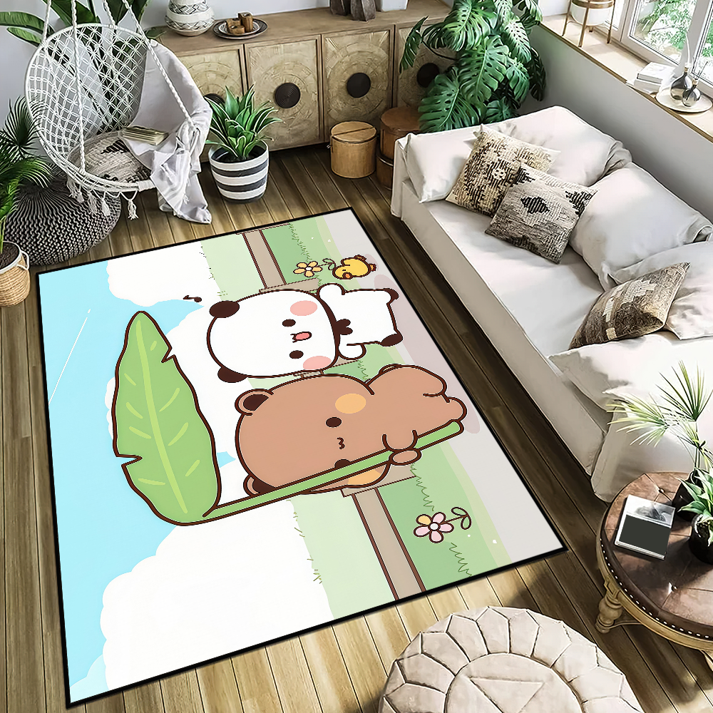 kawaii cartoon art bear d-dudu – Home Bathroom Carpet recenzja i cena