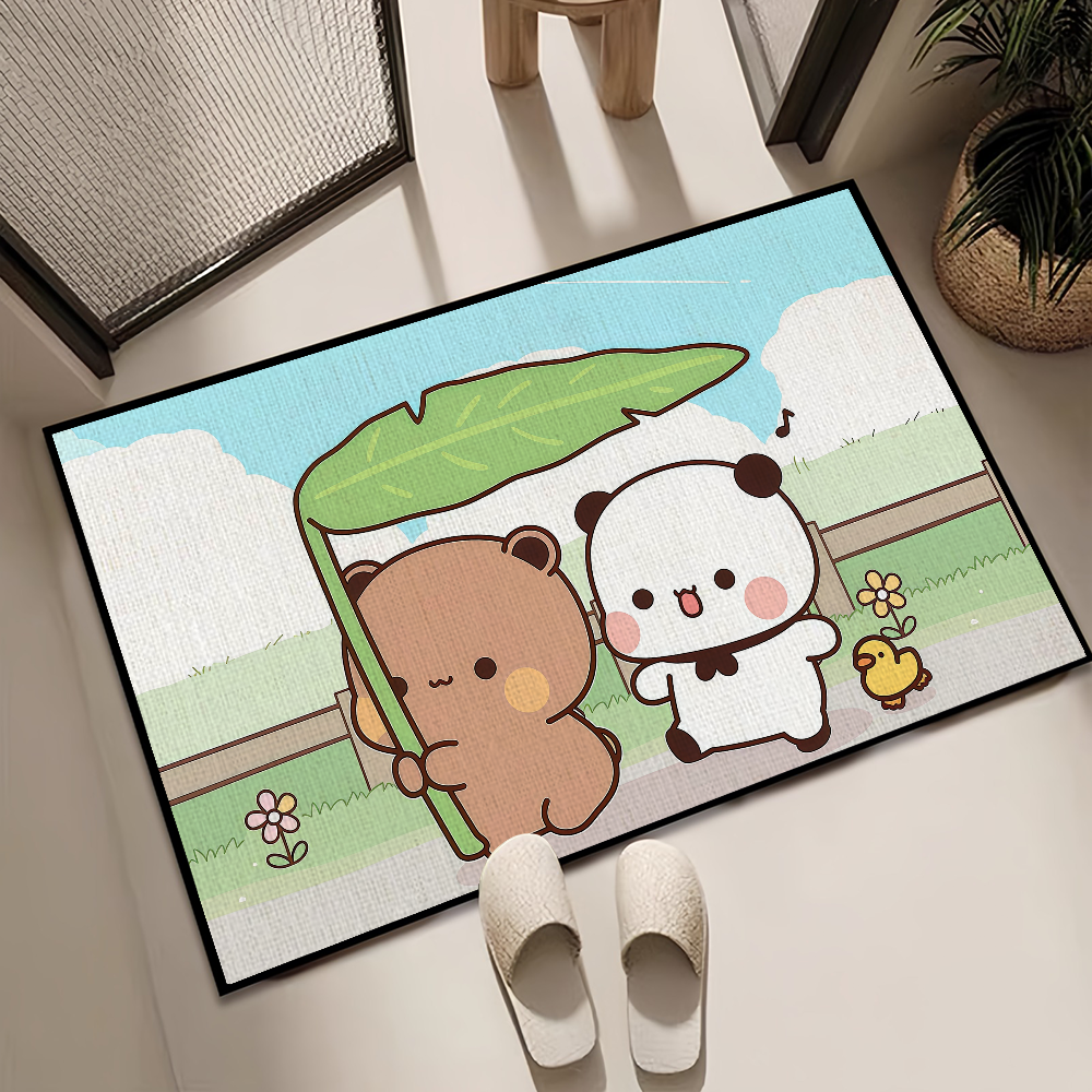 kawaii cartoon art bear d-dudu – Home Bathroom Carpet recenzja i cena