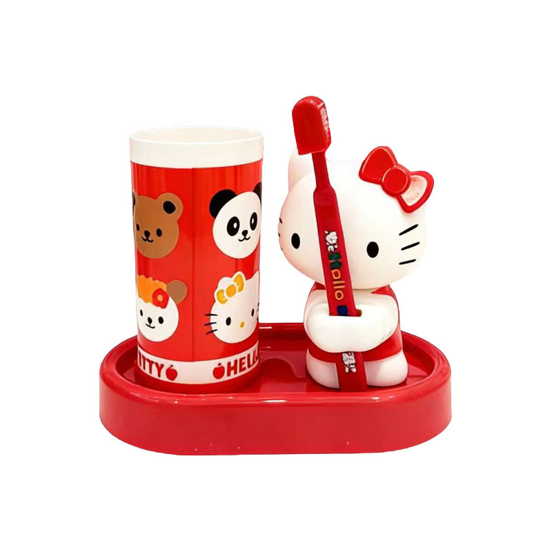 Sanrio Hello Kitty Toothbrush  – Toothbrush Holder Set recenzja i cena
