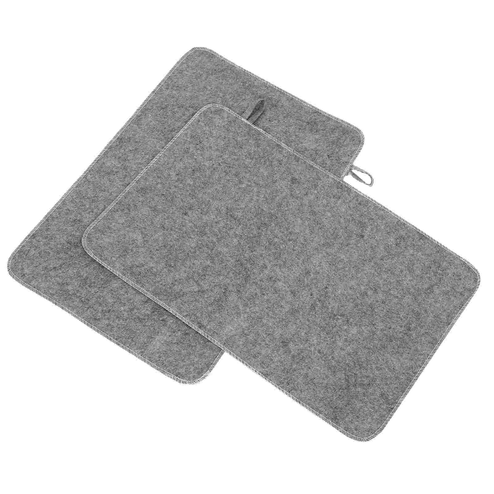 2pcs Grey Felt Sauna Seat Cush – Home Bathroom Carpet recenzja i cena