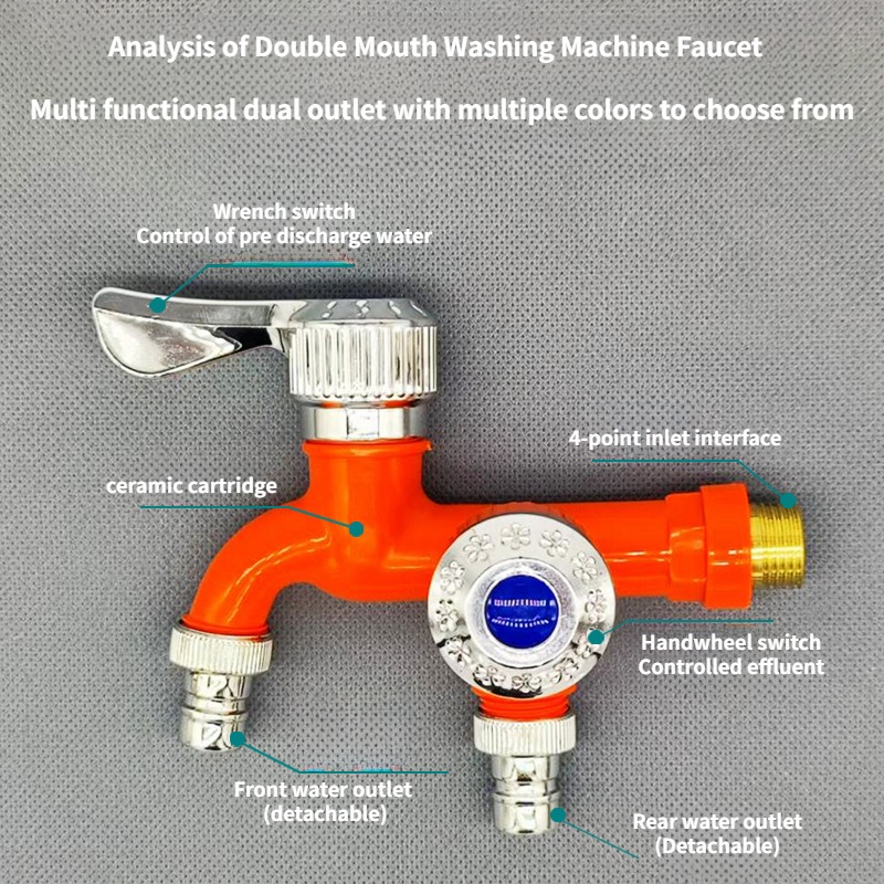 Faucet Double Outlet Dual Cont – Home Outlet Bathroom recenzja i cena