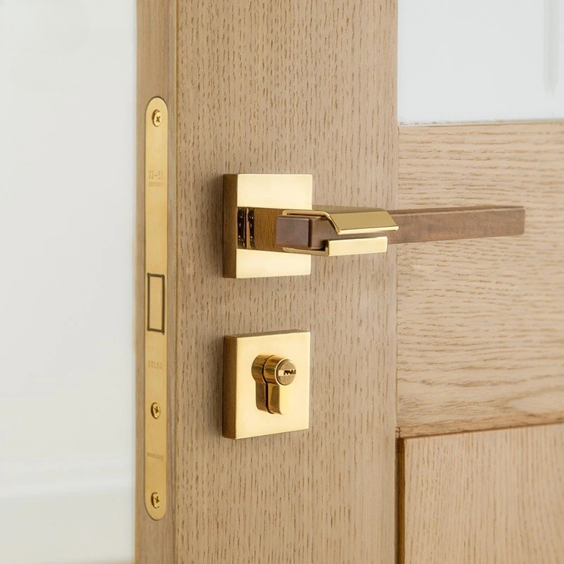 Walnut Door Handle Indoor Meta – Home Hardware Bathroom Accessories recenzja i cena