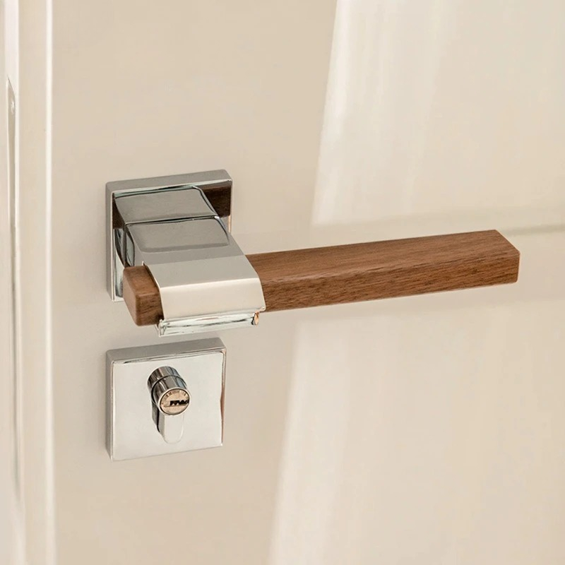 Walnut Door Handle Indoor Meta – Home Hardware Bathroom Accessories recenzja i cena
