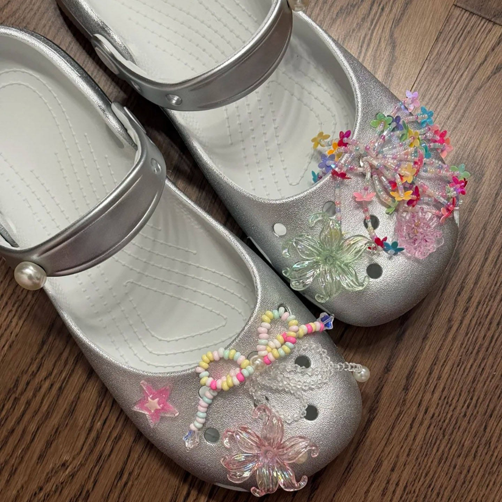 Summer New Silver Slip-on Clog – Home Bath recenzja i cena