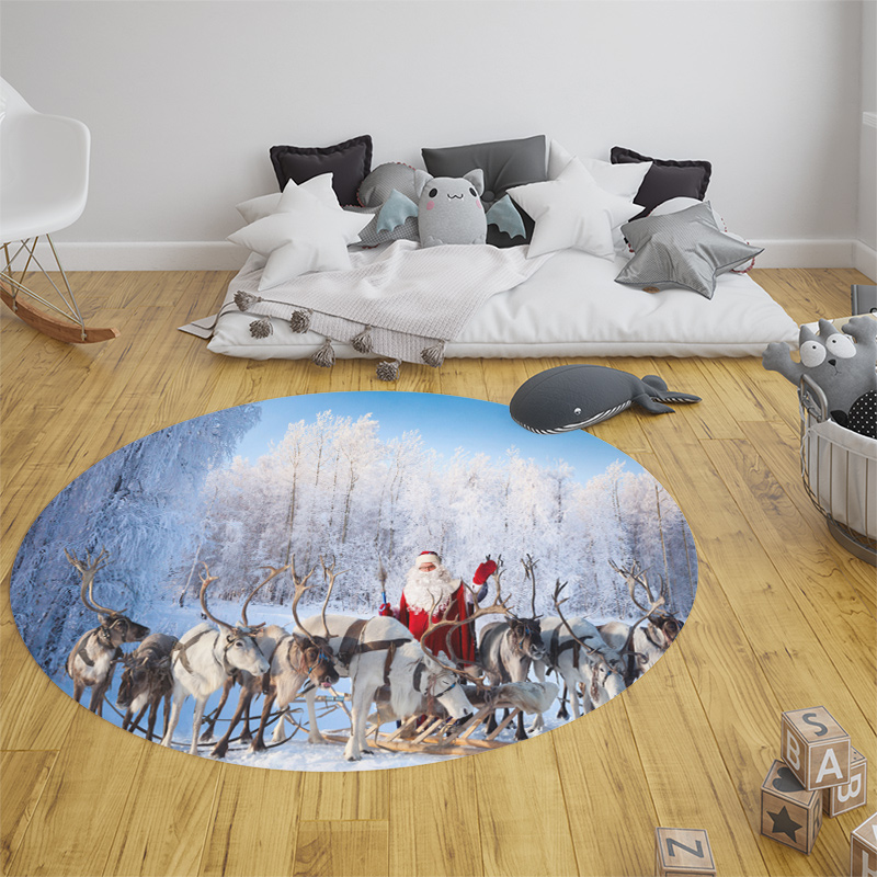 Christmas Woods Snow Scene Car – Home Bathroom Scene recenzja i cena