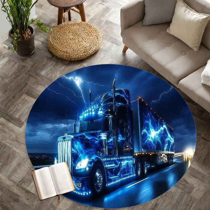 Electric truck night rug flann – Home Bathroom Scene recenzja i cena