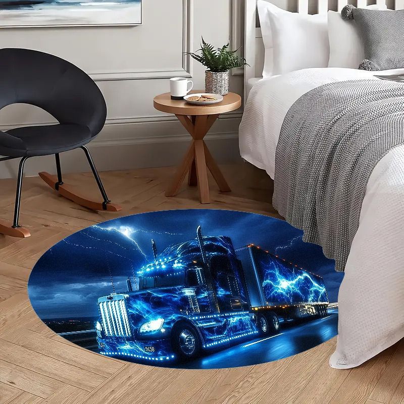 Electric truck night rug flann – Home Bathroom Scene recenzja i cena