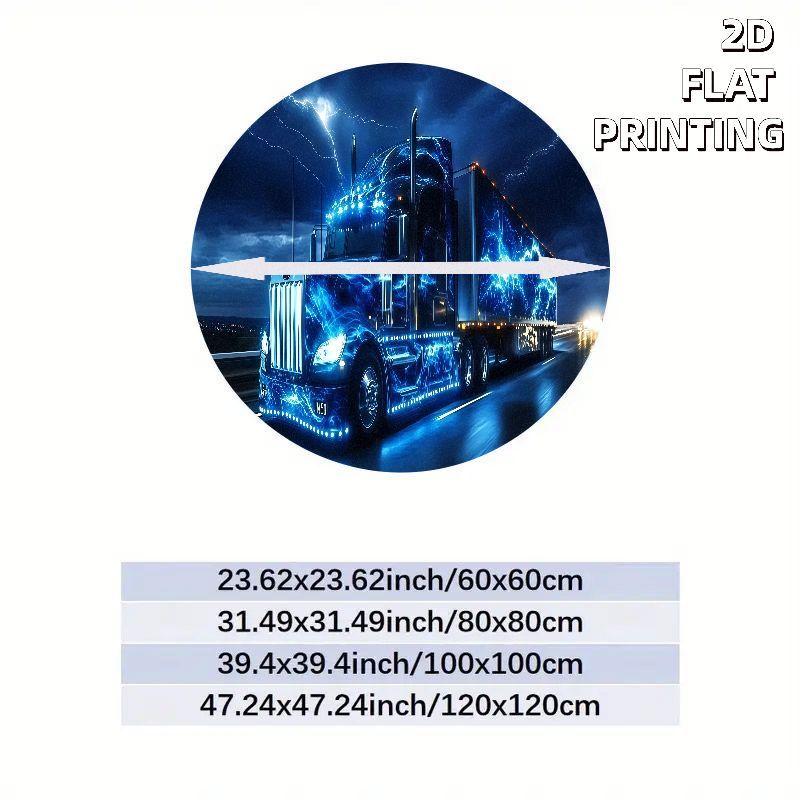 Electric truck night rug flann – Home Bathroom Scene recenzja i cena