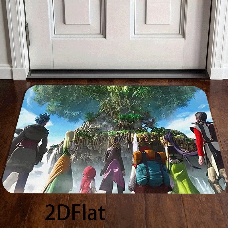 1pc Flannel Floor Mat with Mys – Home Bathroom Scene recenzja i cena