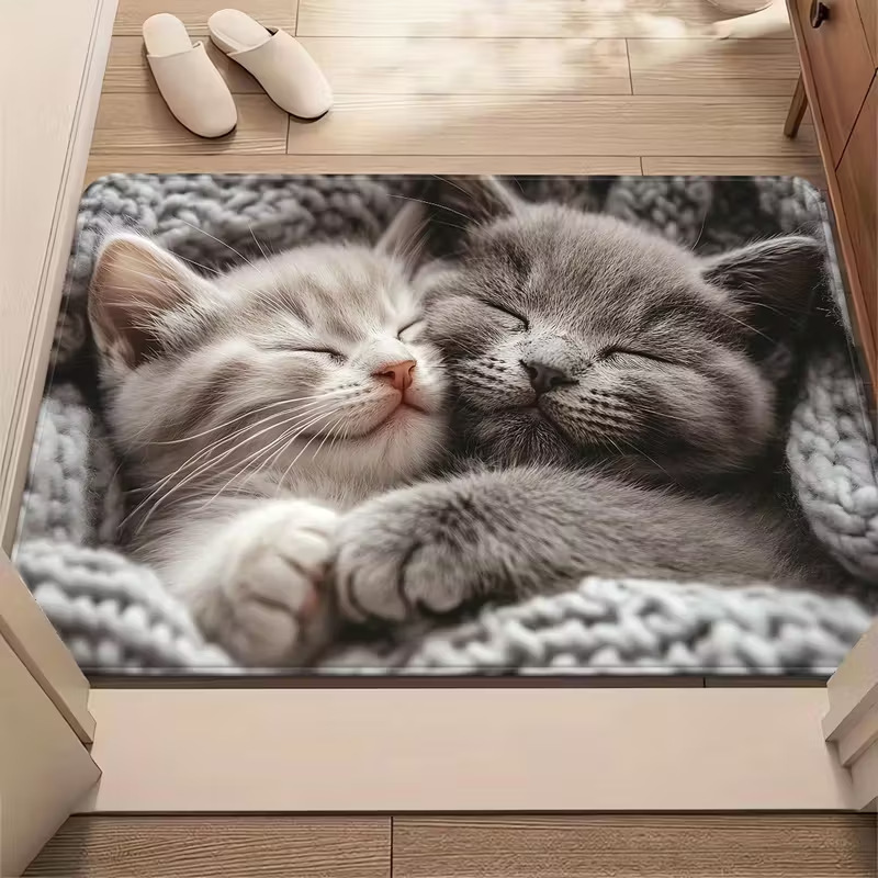 VIKAMA Sleeping Tiger Spotted  – Home Bathroom Carpet recenzja i cena