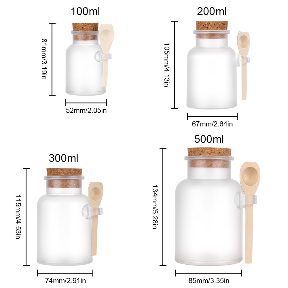 1PC 100-500g Portable Organize – Bath Salts Jar recenzja i cena