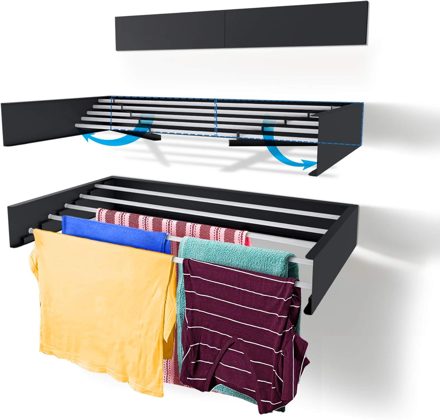 80cm Wall Mounted Laundry Dryi – Towel Bar Stainless recenzja i cena