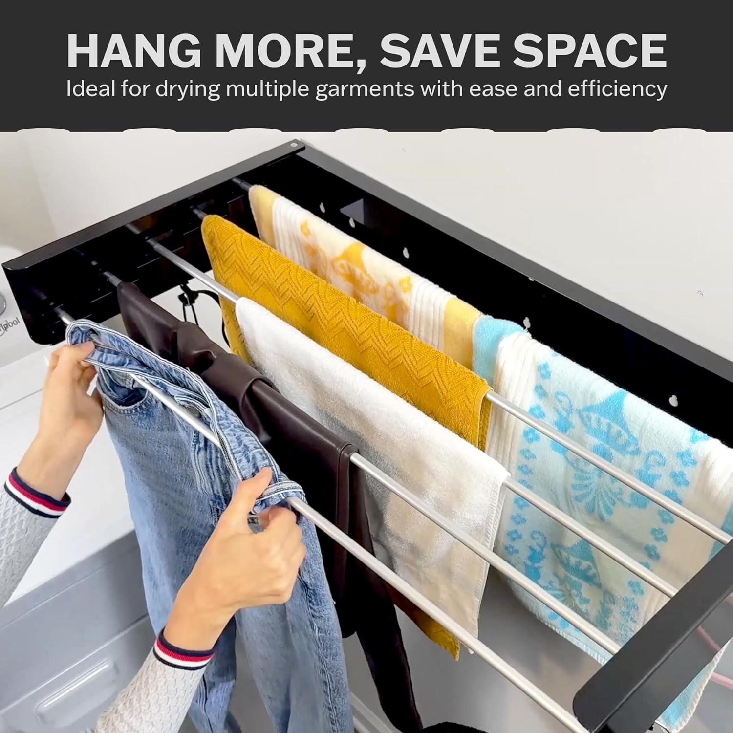 80cm Wall Mounted Laundry Dryi – Towel Bar Stainless recenzja i cena