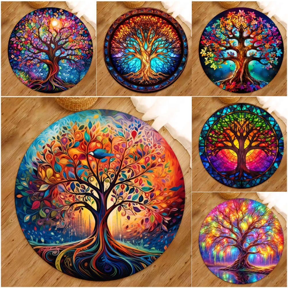 Tree of Life Round Rugs Yoga F – Home Toilet Bathroom Design recenzja i cena