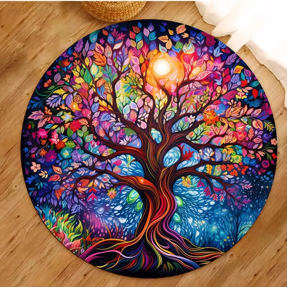 Tree of Life Round Rugs Yoga F – Home Toilet Bathroom Design recenzja i cena