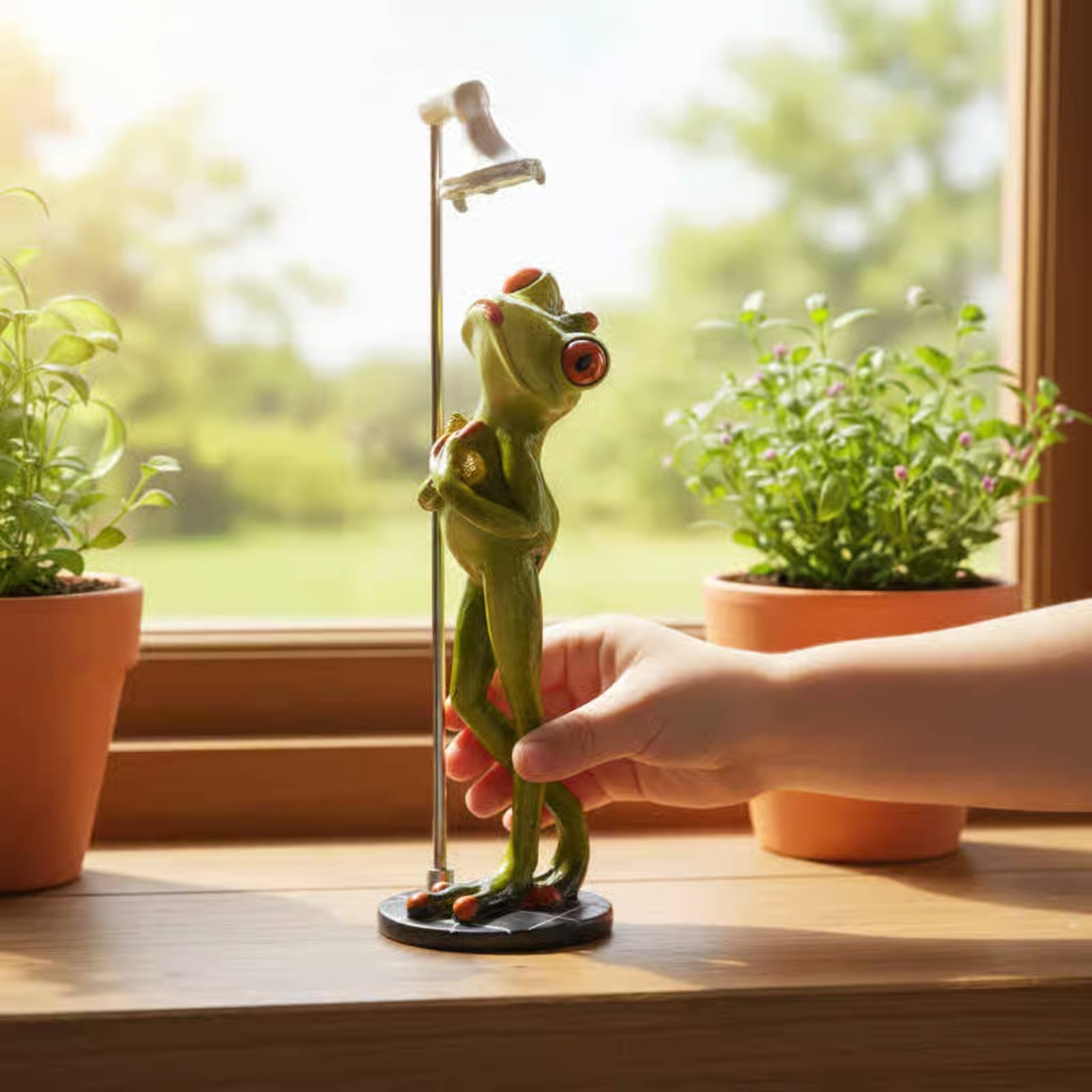 Showering Frog Figurine Novelt – Home Bath recenzja i cena