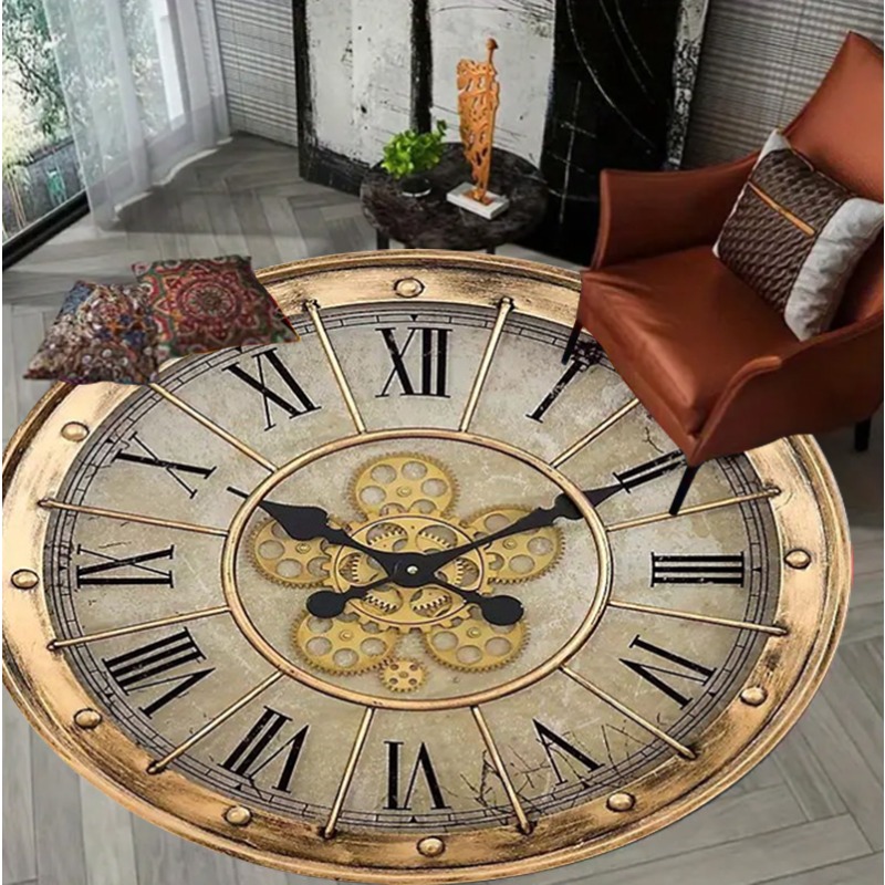 Vintage Clock Design Round Car – Home Toilet Bathroom Design recenzja i cena