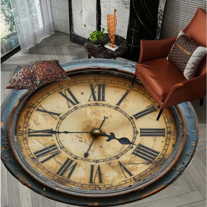 Vintage Clock Design Round Car – Home Toilet Bathroom Design recenzja i cena