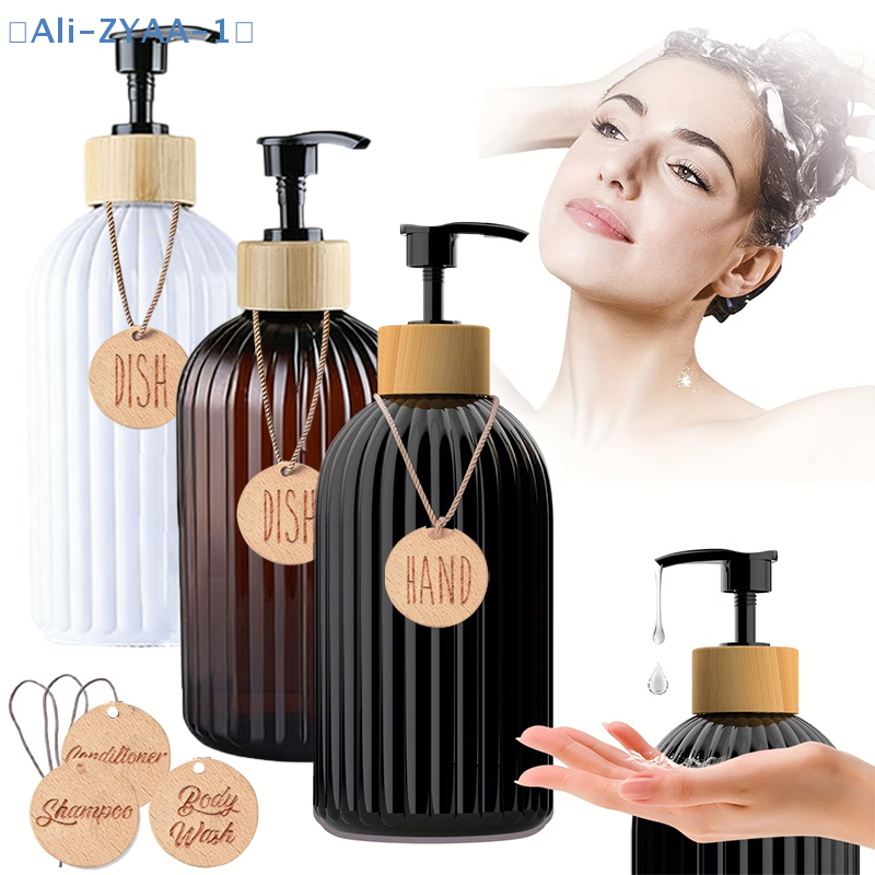 【ZYAA-1】1/3pcs 500ML Striped B – Home Bathroom Soap Dispenser recenzja i cena