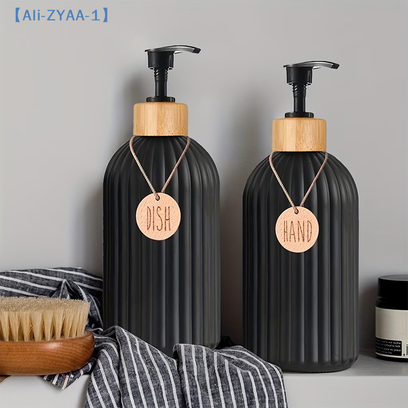 【ZYAA-1】1/3pcs 500ML Striped B – Home Bathroom Soap Dispenser recenzja i cena