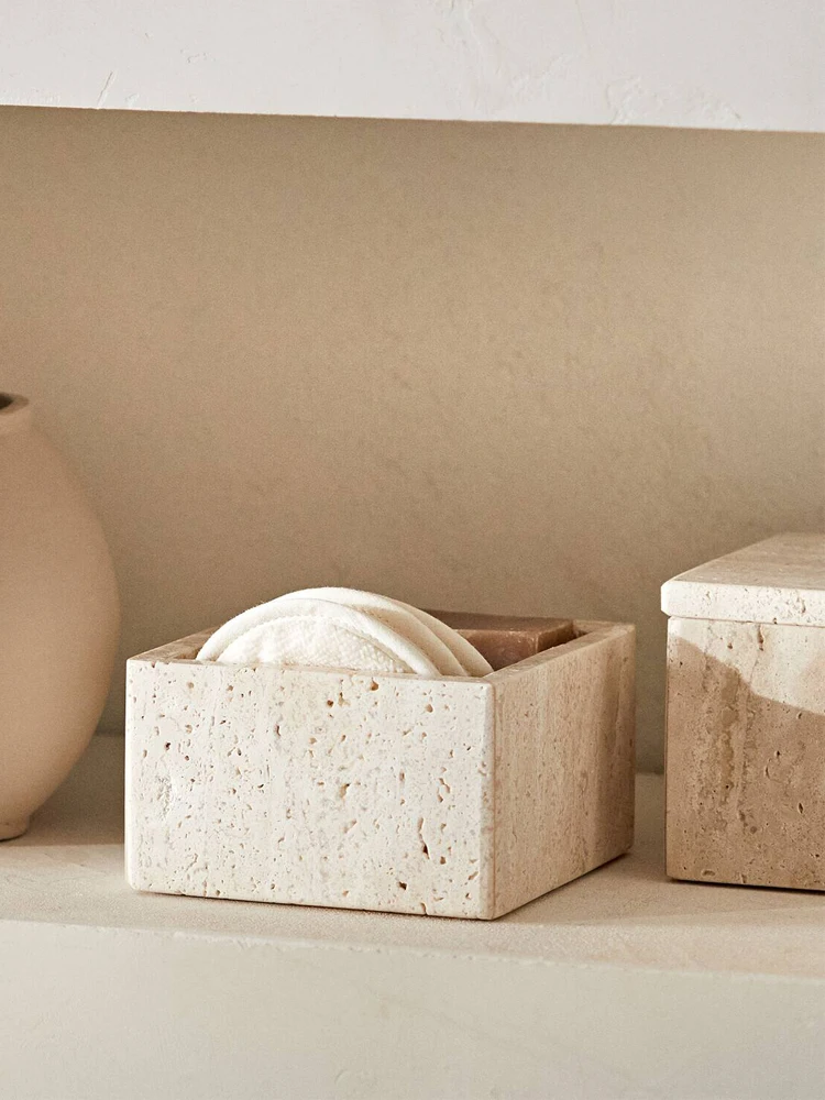 Travertine Storage Container f – Bath Salts Jar recenzja i cena