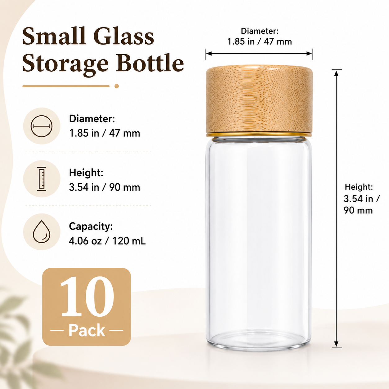 10 Pack Small Glass Storage Bo – Bath Salts Jar recenzja i cena