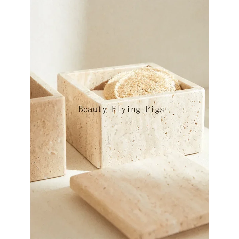 Travertine Storage Container f – Bath Salts Jar recenzja i cena